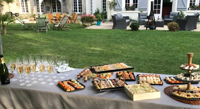Cocktail séminaires réunions Jardin résidence la Buissonnière Compiègne